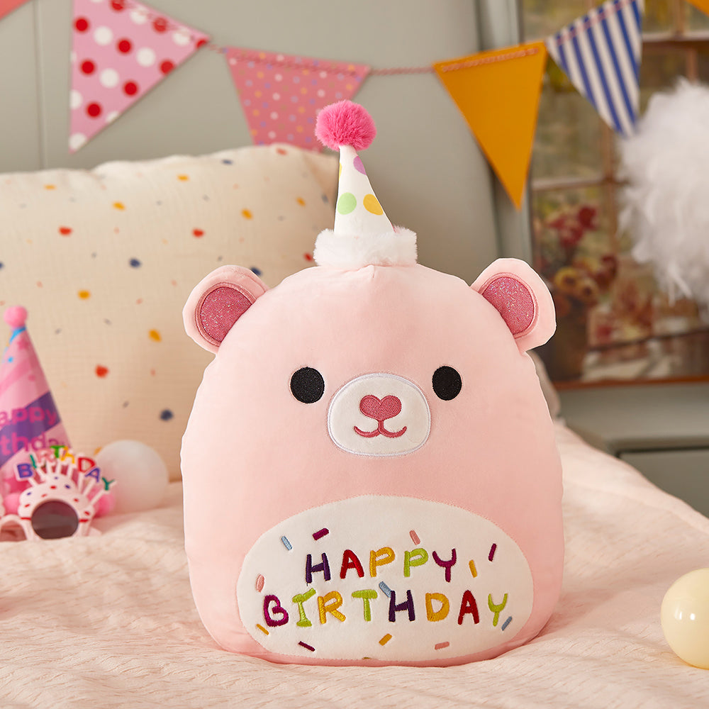 Birthday Bear/Axololt Squishmallows