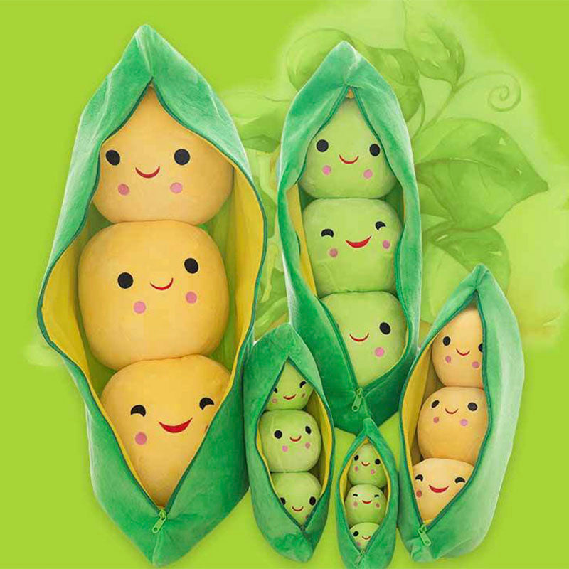 Pea-Shaped Pudding Plush