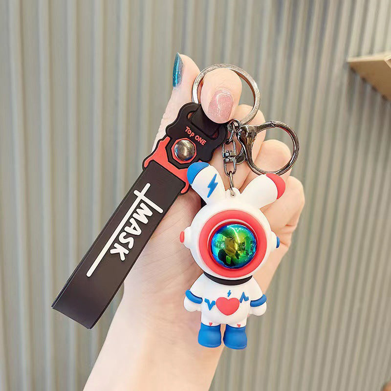 Astronaut Rabbit Keychain