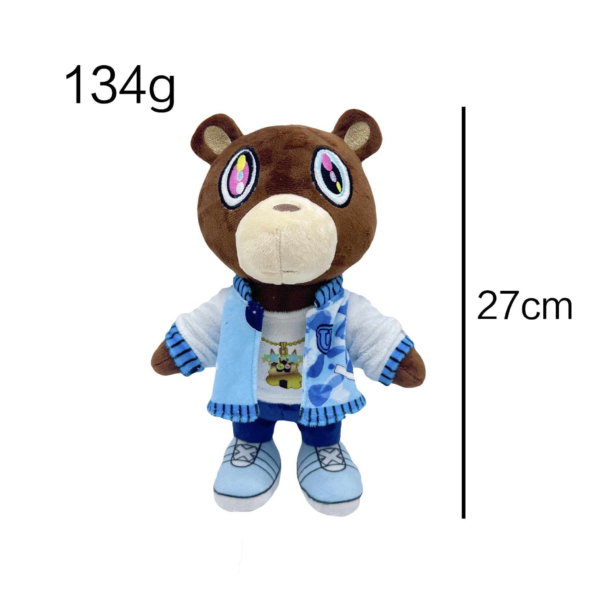 Bear plush with clothes