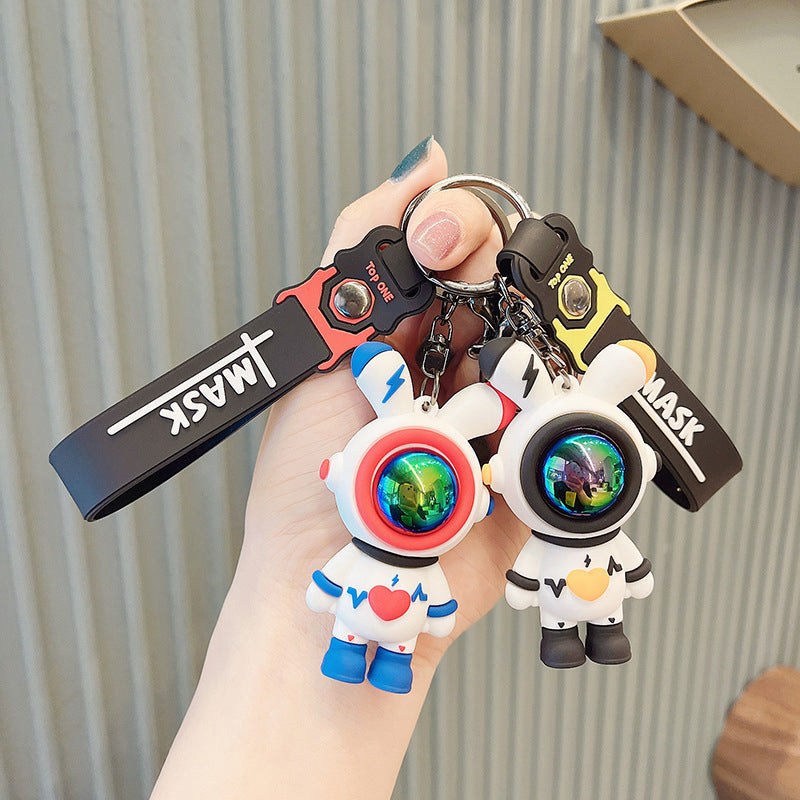 Astronaut Rabbit Keychain