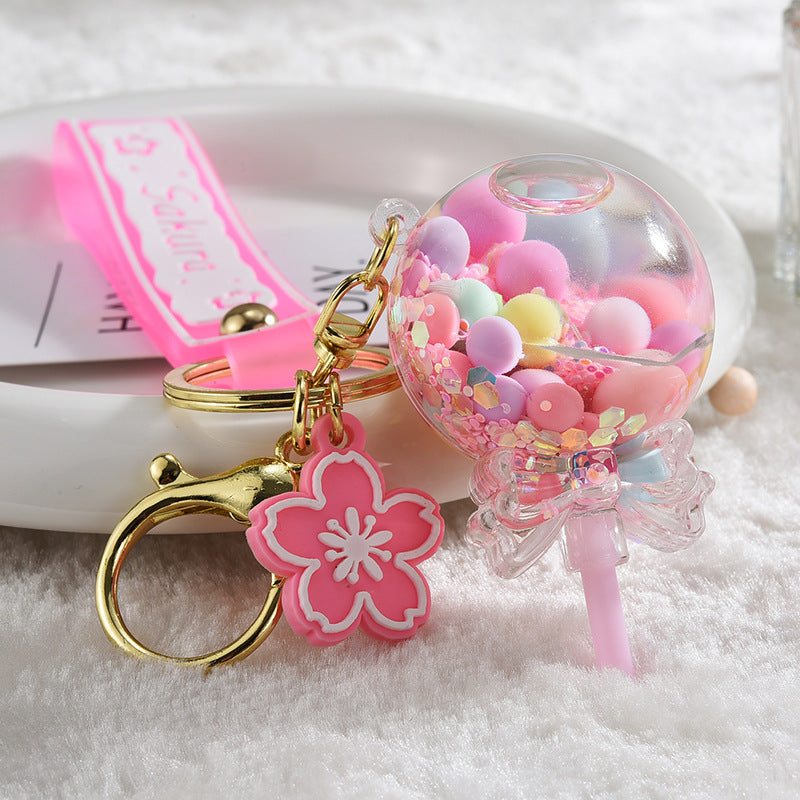 Lollipop Rainbow Keychain